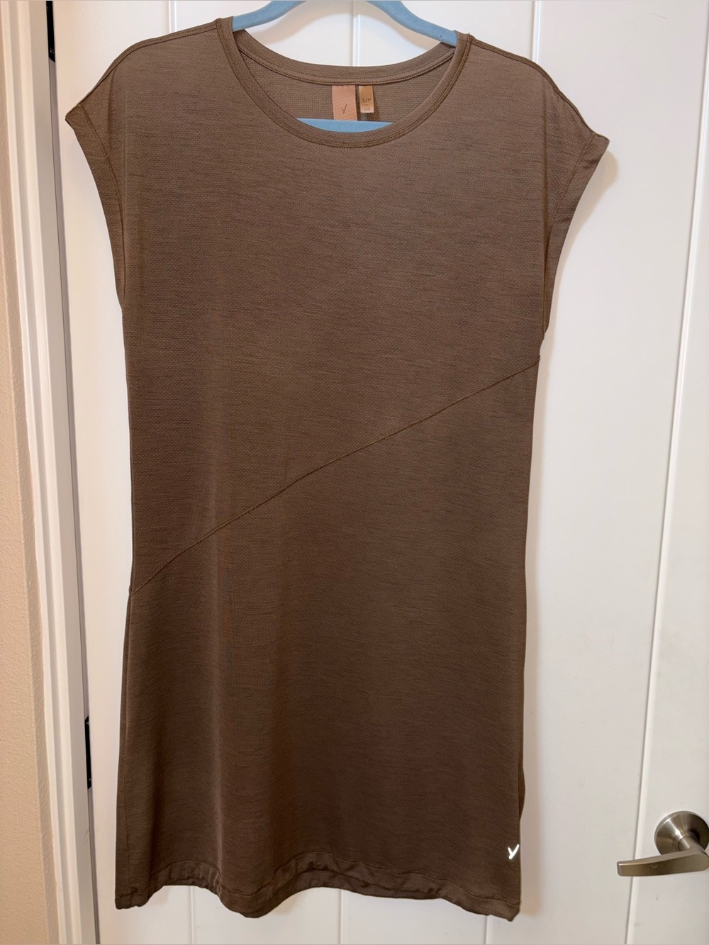 Brown Casual Shift Dress - Indyeva